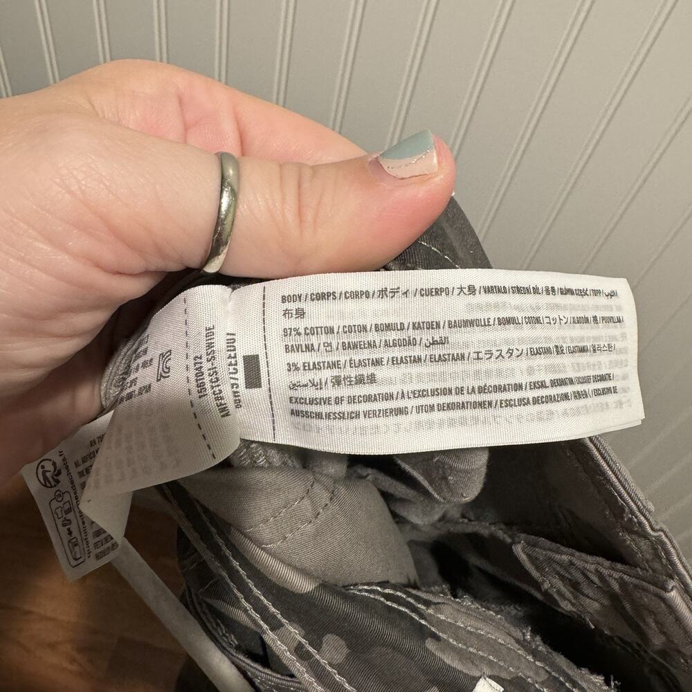 Abercrombie Fitch Camo Cargo Pants Gorpcore Size 4 - Picture 7 of 7